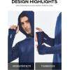 imageNORTHYARD Mens Sun Hoodie Shirts Long Sleeve Fishing Swim SPF Shirt Rash Guard UPF 50 Lightweight for Hiking WorkoutNavy