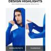 imageNORTHYARD Mens Sun Hoodie Shirts Long Sleeve Fishing Swim SPF Shirt Rash Guard UPF 50 Lightweight for Hiking WorkoutRoyalblue