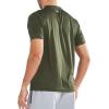 imageNORTHYARD Mens Sun Protection Shirt Short Sleeve Swim SPF TShirt Quick Dry Workout Athletic Running Hiking Rash GuardArmygreen