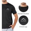 imageNORTHYARD Mens Sun Protection Shirt Short Sleeve Swim SPF TShirt Quick Dry Workout Athletic Running Hiking Rash GuardBlack