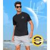 imageNORTHYARD Mens Sun Protection Shirt Short Sleeve Swim SPF TShirt Quick Dry Workout Athletic Running Hiking Rash GuardBlack