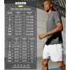 imageNORTHYARD Mens Sun Protection Shirt Short Sleeve Swim SPF TShirt Quick Dry Workout Athletic Running Hiking Rash GuardCarbon Heather
