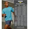 imageNORTHYARD Mens Sun Protection Shirt Short Sleeve Swim SPF TShirt Quick Dry Workout Athletic Running Hiking Rash GuardCoral Heather