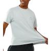 imageNORTHYARD Mens Sun Protection Shirt Short Sleeve Swim SPF TShirt Quick Dry Workout Athletic Running Hiking Rash GuardGrey Heather