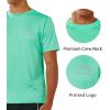 imageNORTHYARD Mens Sun Protection Shirt Short Sleeve Swim SPF TShirt Quick Dry Workout Athletic Running Hiking Rash GuardMintgreen