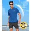 imageNORTHYARD Mens Sun Protection Shirt Short Sleeve Swim SPF TShirt Quick Dry Workout Athletic Running Hiking Rash GuardRoyalblue