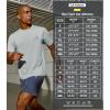 imageNORTHYARD Mens Sun Protection Shirt Short Sleeve Swim SPF TShirt Quick Dry Workout Athletic Running Hiking Rash GuardSmoke Heather