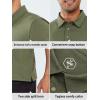 imageNORTHYARD Mens Polo Shirts Short Sleeve Dry Fit Golf Shirts Moisture Wicking Collared Work Tennis PolosArmygreen