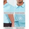 imageNORTHYARD Mens Polo Shirts Short Sleeve Dry Fit Golf Shirts Moisture Wicking Collared Work Tennis PolosSkyblue