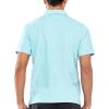 imageNORTHYARD Mens Polo Shirts Short Sleeve Dry Fit Golf Shirts Moisture Wicking Collared Work Tennis PolosSkyblue