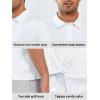 imageNORTHYARD Mens Polo Shirts Short Sleeve Dry Fit Golf Shirts Moisture Wicking Collared Work Tennis PolosWhite