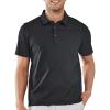 imageNORTHYARD Mens Polo Shirts Short Sleeve Dry Fit Golf Shirts Moisture Wicking Collared Work Tennis PolosBlack