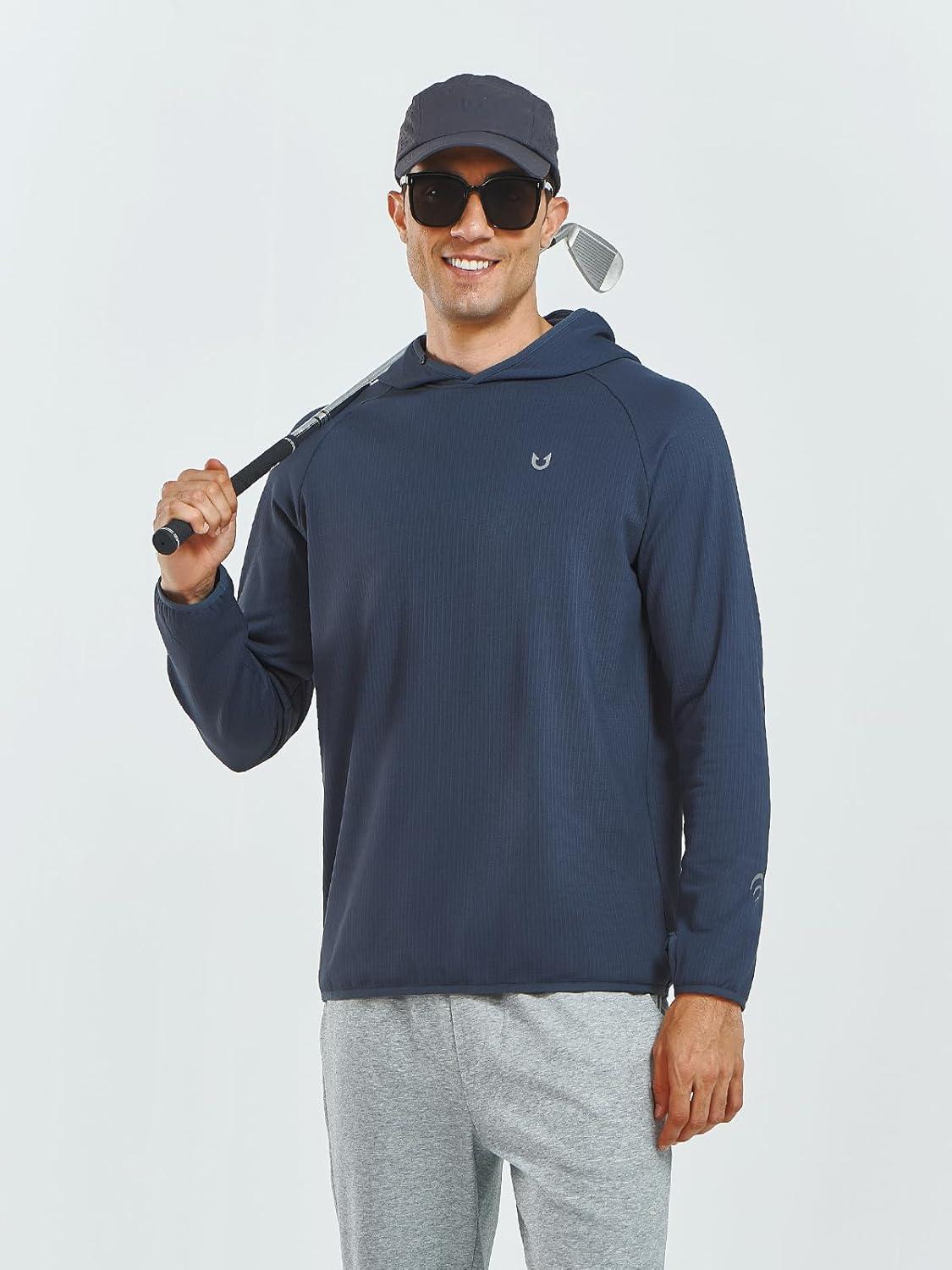 imageNORTHYARD Mens Athletic Hoodie Shirts Lightweight Fleece Workout Hooded Sweatshirts Long Sleeve Thermal Running Gym PulloverDarkgrey