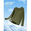 imageNORTHYARD Mens Sun Protection Shirts Long Sleeve Swim Beach Rash Guard SPF UV UPF 50 Fishing TShirt Quick Dry LightweightArmygreen