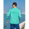 imageNORTHYARD Mens Sun Protection Shirts Long Sleeve Swim Beach Rash Guard SPF UV UPF 50 Fishing TShirt Quick Dry LightweightLakeblue