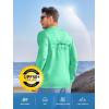 imageNORTHYARD Mens Sun Protection Shirts Long Sleeve Swim Beach Rash Guard SPF UV UPF 50 Fishing TShirt Quick Dry LightweightMintgreen