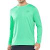 imageNORTHYARD Mens Sun Protection Shirts Long Sleeve Swim Beach Rash Guard SPF UV UPF 50 Fishing TShirt Quick Dry LightweightMintgreen