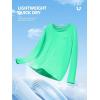 imageNORTHYARD Mens Sun Protection Shirts Long Sleeve Swim Beach Rash Guard SPF UV UPF 50 Fishing TShirt Quick Dry LightweightMintgreen