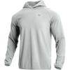 imageNORTHYARD Mens Athletic Hoodie Shirts Lightweight Fleece Workout Hooded Sweatshirts Long Sleeve Thermal Running Gym PulloverLightgrey