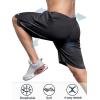 image:imageNORTHYARD Mens 10 Athletic Basketball Shorts with Zipper Pockets Quick Dry Lightweight Running Workout Gym Tennis ShortsBlack