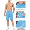 image:imageNORTHYARD Mens 10 Athletic Basketball Shorts with Zipper Pockets Quick Dry Lightweight Running Workout Gym Tennis ShortsSky Blue