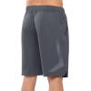 image:imageNORTHYARD Mens 10 Athletic Basketball Shorts with Zipper Pockets Quick Dry Lightweight Running Workout Gym Tennis ShortsSmoke Grey