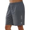 image:imageNORTHYARD Mens 5710 Athletic Basketball Shorts Workout Gym Quick Dry Shorts Lightweight Mesh Running Shorts TennisDarkgrey