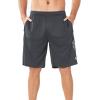 image:imageNORTHYARD Mens 5710 Athletic Basketball Shorts Workout Gym Quick Dry Shorts Lightweight Mesh Running Shorts TennisDarkgrey