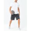image:imageNORTHYARD Mens 5710 Athletic Basketball Shorts Workout Gym Quick Dry Shorts Lightweight Mesh Running Shorts TennisDarkgrey