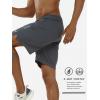 image:imageNORTHYARD Mens 5710 Athletic Basketball Shorts Workout Gym Quick Dry Shorts Lightweight Mesh Running Shorts TennisDarkgrey