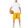 image:imageNORTHYARD Mens 5710 Athletic Basketball Shorts Workout Gym Quick Dry Shorts Lightweight Mesh Running Shorts TennisGold
