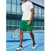 image:imageNORTHYARD Mens 5710 Athletic Basketball Shorts Workout Gym Quick Dry Shorts Lightweight Mesh Running Shorts TennisGreen