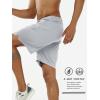 image:imageNORTHYARD Mens 5710 Athletic Basketball Shorts Workout Gym Quick Dry Shorts Lightweight Mesh Running Shorts TennisLightgrey