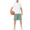 image:imageNORTHYARD Mens 5710 Athletic Basketball Shorts Workout Gym Quick Dry Shorts Lightweight Mesh Running Shorts TennisLodenfrost