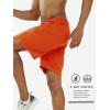 image:imageNORTHYARD Mens 5710 Athletic Basketball Shorts Workout Gym Quick Dry Shorts Lightweight Mesh Running Shorts TennisOrange