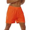 image:imageNORTHYARD Mens 5710 Athletic Basketball Shorts Workout Gym Quick Dry Shorts Lightweight Mesh Running Shorts TennisOrange