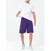 image:imageNORTHYARD Mens 5710 Athletic Basketball Shorts Workout Gym Quick Dry Shorts Lightweight Mesh Running Shorts TennisPurple