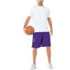 image:imageNORTHYARD Mens 5710 Athletic Basketball Shorts Workout Gym Quick Dry Shorts Lightweight Mesh Running Shorts TennisPurple
