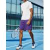 image:imageNORTHYARD Mens 5710 Athletic Basketball Shorts Workout Gym Quick Dry Shorts Lightweight Mesh Running Shorts TennisPurple