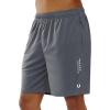 image:imageNORTHYARD Mens 5710 Athletic Basketball Shorts Workout Gym Quick Dry Shorts Lightweight Mesh Running Shorts TennisSmokegrey