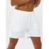 image:imageNORTHYARD Mens 5710 Athletic Basketball Shorts Workout Gym Quick Dry Shorts Lightweight Mesh Running Shorts TennisWhite