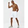 image:imageNORTHYARD Mens 5710 Athletic Basketball Shorts Workout Gym Quick Dry Shorts Lightweight Mesh Running Shorts TennisWhite