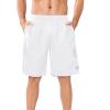 image:imageNORTHYARD Mens 5710 Athletic Basketball Shorts Workout Gym Quick Dry Shorts Lightweight Mesh Running Shorts TennisWhite