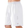 image:imageNORTHYARD Mens 5710 Athletic Basketball Shorts Workout Gym Quick Dry Shorts Lightweight Mesh Running Shorts TennisWhite