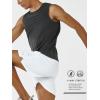 image:imageNORTHYARD Mens 5710 Athletic Basketball Shorts Workout Gym Quick Dry Shorts Lightweight Mesh Running Shorts TennisWhite