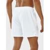 image:imageNORTHYARD Mens 5710 Athletic Basketball Shorts Workout Gym Quick Dry Shorts Lightweight Mesh Running Shorts TennisWhite