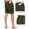 image:imageNORTHYARD Mens 7 Gym Shorts Knit Athletic Tennis Shorts for Men with Zipper Pockets for Workout Athletic TrainingArmygreen