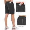 image:imageNORTHYARD Mens 7 Gym Shorts Knit Athletic Tennis Shorts for Men with Zipper Pockets for Workout Athletic TrainingBlack