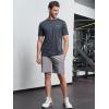image:imageNORTHYARD Mens 7 Gym Shorts Knit Athletic Tennis Shorts for Men with Zipper Pockets for Workout Athletic TrainingLightgrey