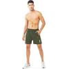image:imageNORTHYARD Mens Athletic Running Shorts Quick Dry Workout Shorts 7 5 9 Lightweight Sports Gym Basketball Tennis HikingArmygreen
